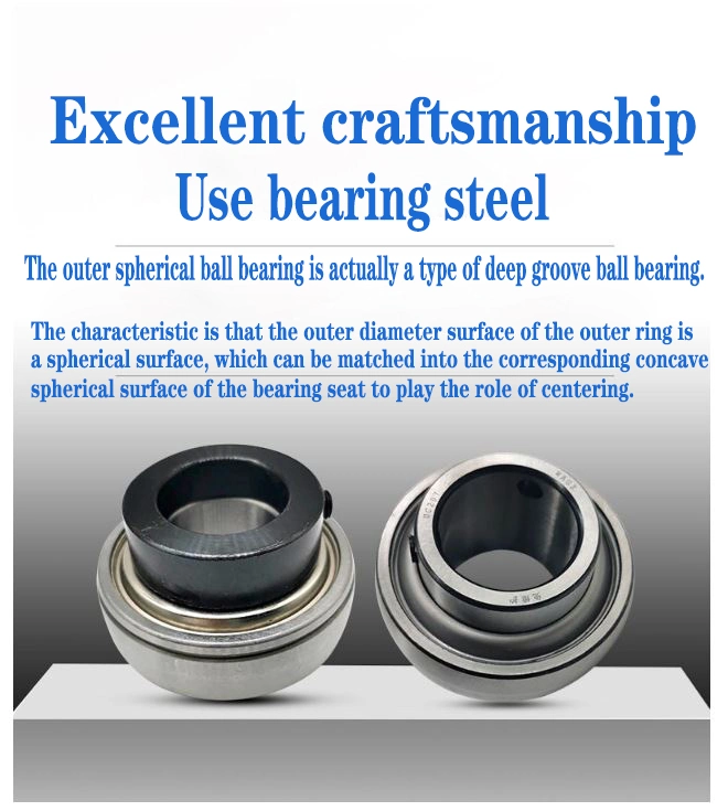 Long-Life Chrome Steel Bearing Housings UC204, UCP204, etc. for Conveyor Belt Machines