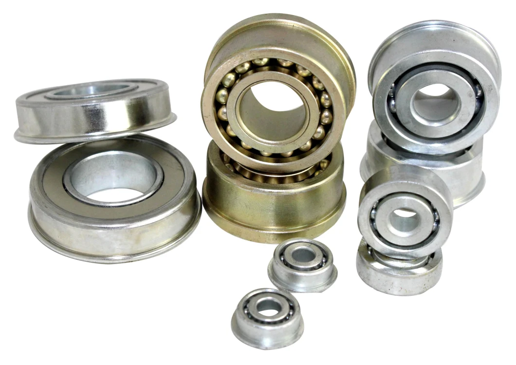 Conveyor Ball Bearing 3/4" X1-3/4" X5/8" Flanged Unground Bearing with Seals