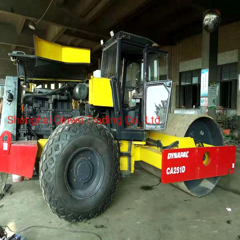 Ca251d 10ton 12ton Dual Drive Impact Compactor Used Dynapac Road Roller