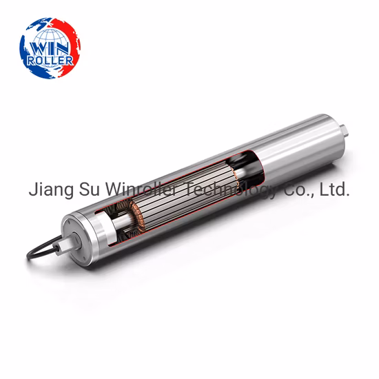 Rouleau motorisé intégré Winroller pour convoyeur de tri Agv Express Logistics