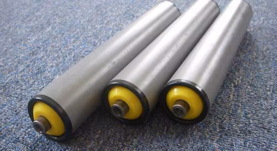 Rouleau de convoyeur en acier/aluminium à gravité Huzhou pour l'alimentation, le médical, la logistique, le système de convoyeur, etc.