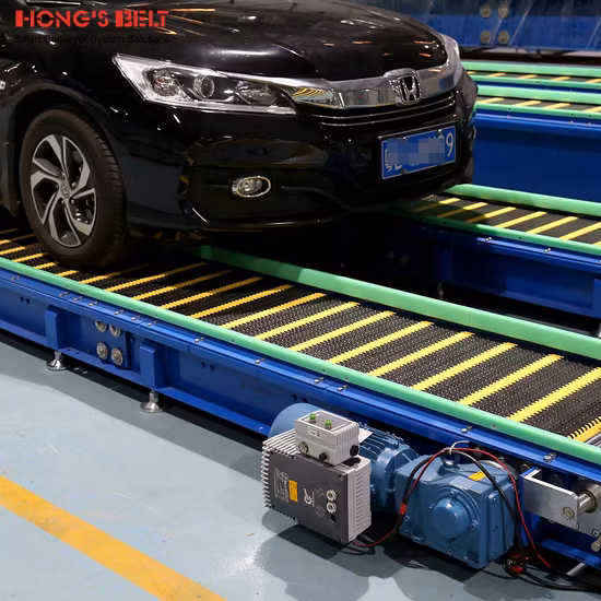 Courroie de transport modulaire en plastique Hongsbelt Courroie de transport automobile robuste pour voiture