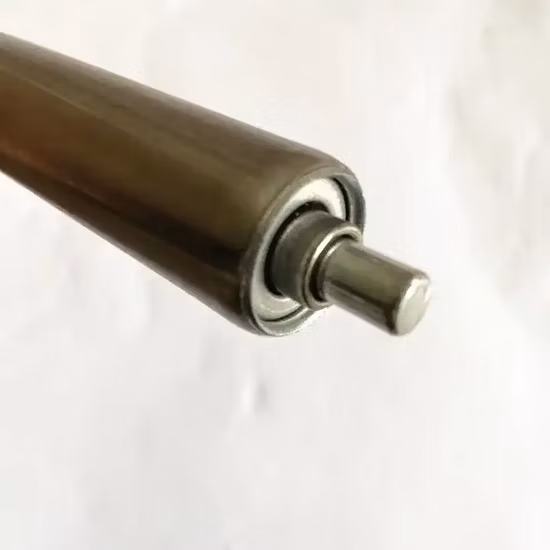 Rouleau de convoyeur de retour en acier/rouleau de convoyeur de transport de convoyeur à bande robuste/rouleau de convoyeur à bande minière