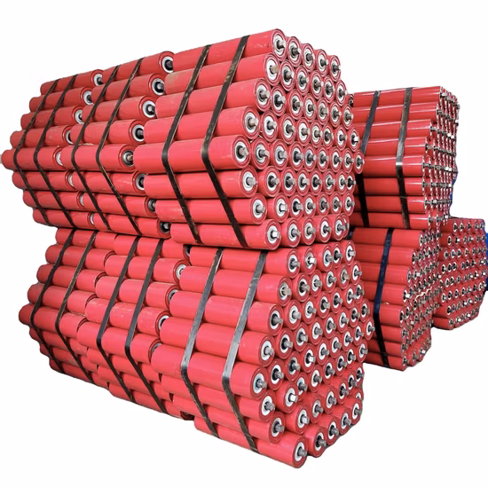 Fournisseurs de rouleaux de convoyeur à bande Poly HDPE UHMW-PE transportant des rouleaux de convoyeur