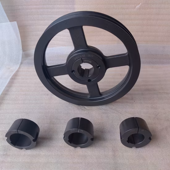 SPA125-02/Poulie de coulée avec douille conique/poulie à courroie/rouleau de convoyeur/engrenage/convoyeur à courroie/poulie à courroie trapézoïdale/poulie à gorge